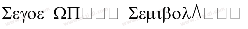 Segoe WP兰亭黑 Semibol字体转换